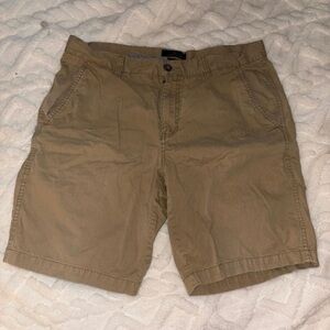 Marc Anthony Men's Khaki Flat Front Shorts